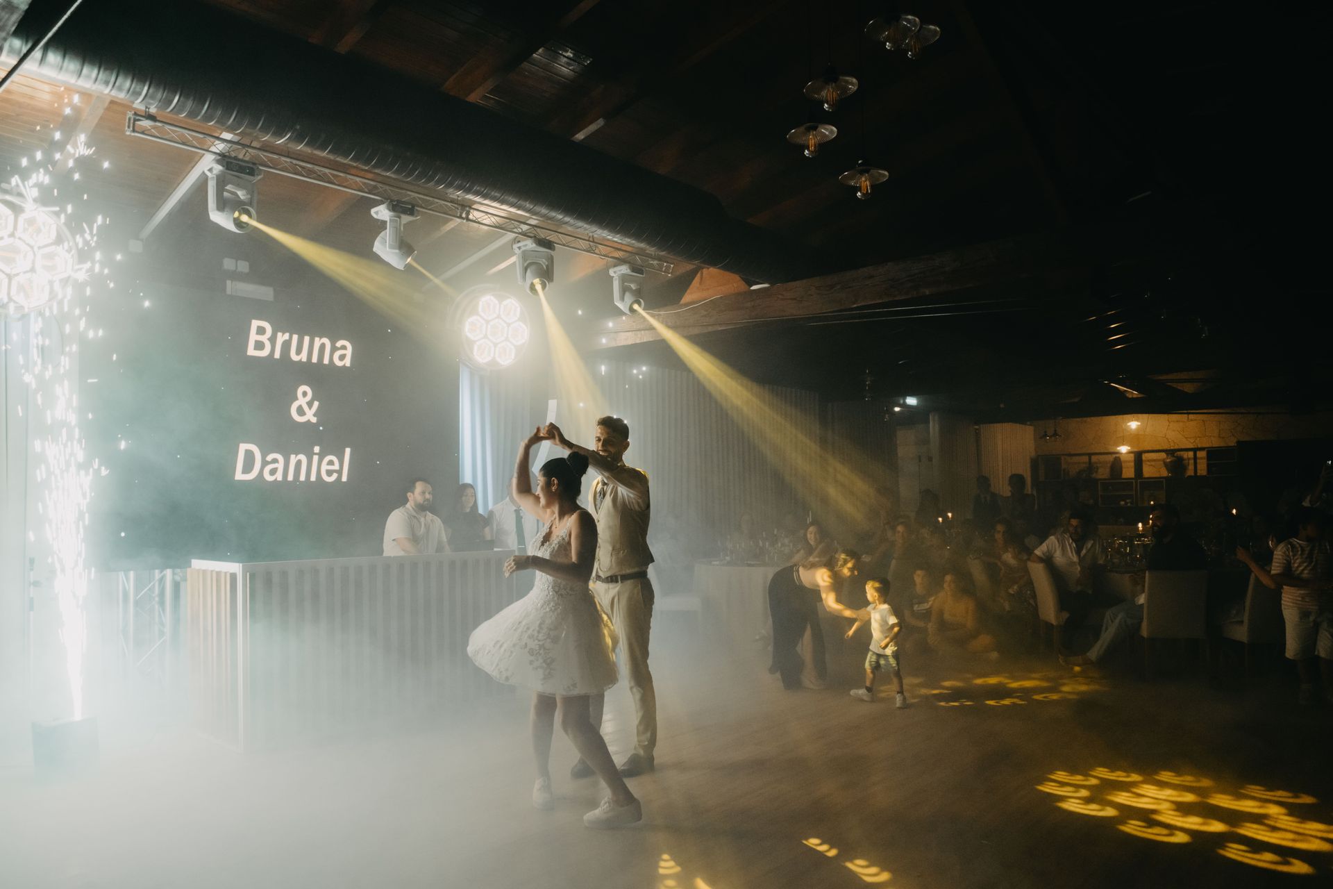 Primeira dança na pista da Colina do Romão
